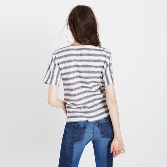 📦 🚚 EVERYTHING MUST GO! NWT Madewell Tie Top | Sz S - Picture 6 of 7